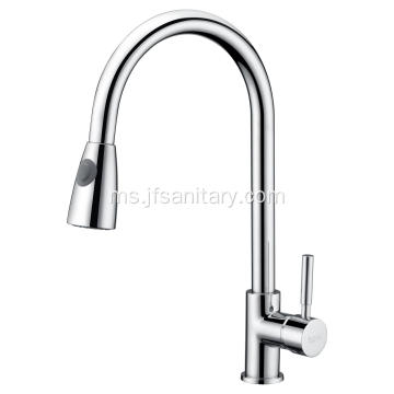 Kontemporari Tarik ke bawah Kitchen Faucet